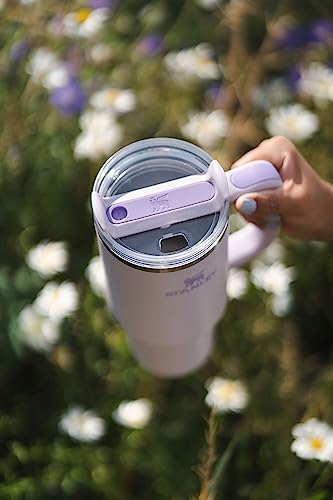 Stanley Quencher H2.0 FlowState Stainless Steel Vacuum Insulated Tumbler with Lid and Straw for Water, Iced Tea or Coffee, Smoothie and More, Orchid, 40 oz