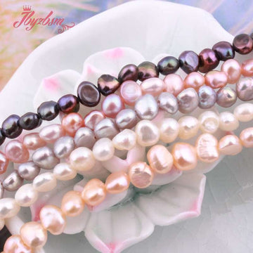 3-4.5mm Freshwater Pearl Baroque Loose Natural Stone Beads For Jewelry Making DIY Necklace Bracelets Handwork Spacer Strand14.5"